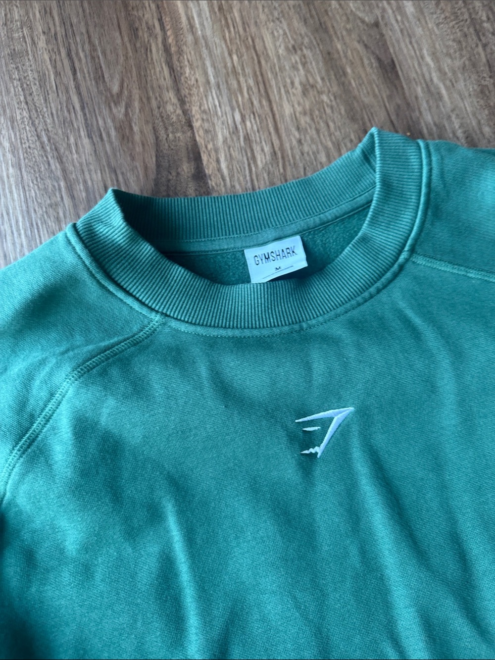 Gymshark Training Oversized Fleece Sweatshirt - Athletic Green - Picture 4 of 4